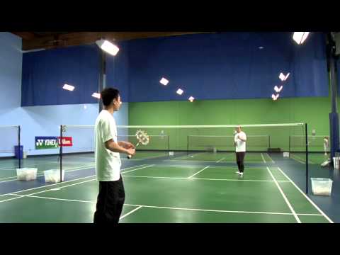 How to Hit an Overhead Drop Shot in Badminton : Badminton