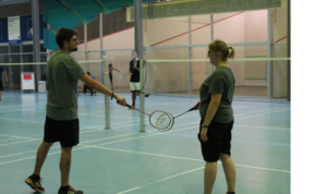 Badminton im Feel Good Club