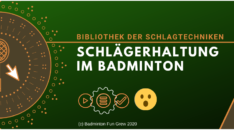 Schlägerhaltung im Badminton-Beitragsbild