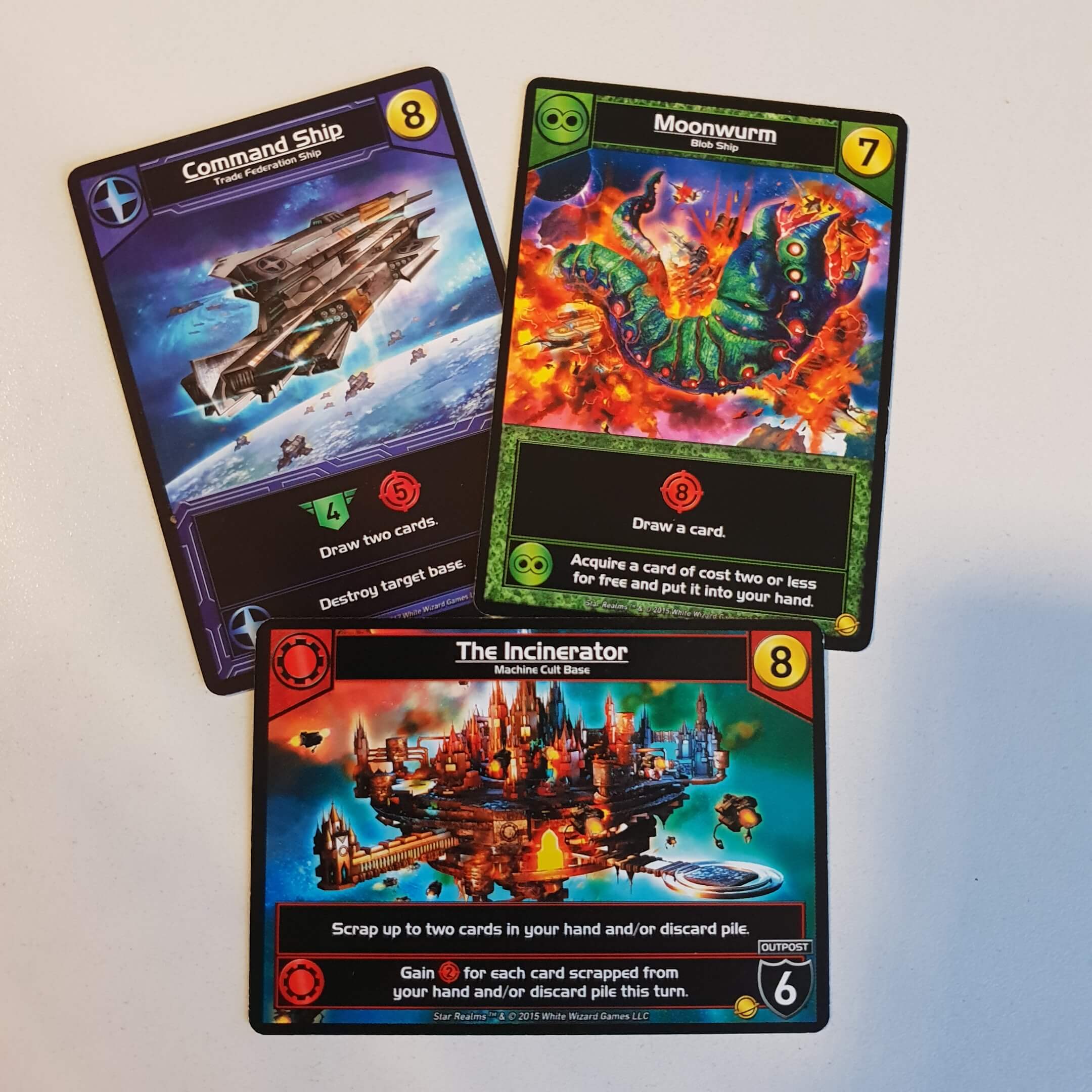 Star Realms - Spiele Review Star Realms Top Karten