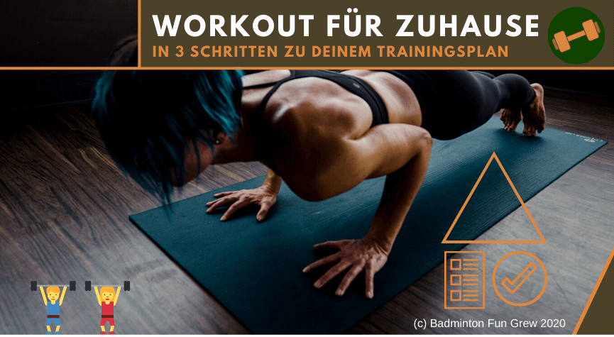 Workout für Zuhause - In 3 Schritten zum Trainingsplan